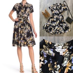 NWT Nanette Lepore vintage-floral dress, size 4